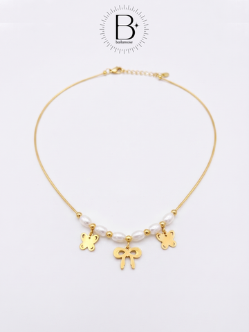 Bow Stainless Steel Necklace