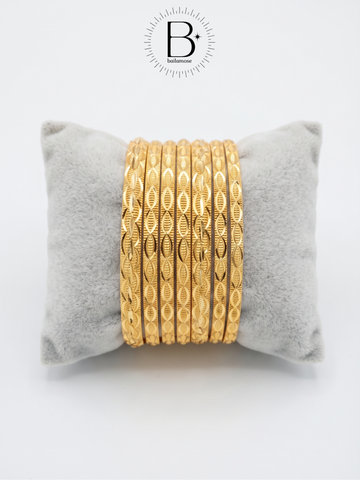Elegant Gold Plated Bangles